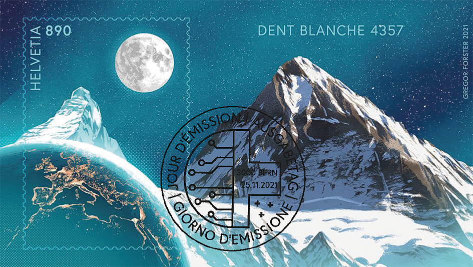 Crypto Stamp &quot;Dent Blanche&quot;