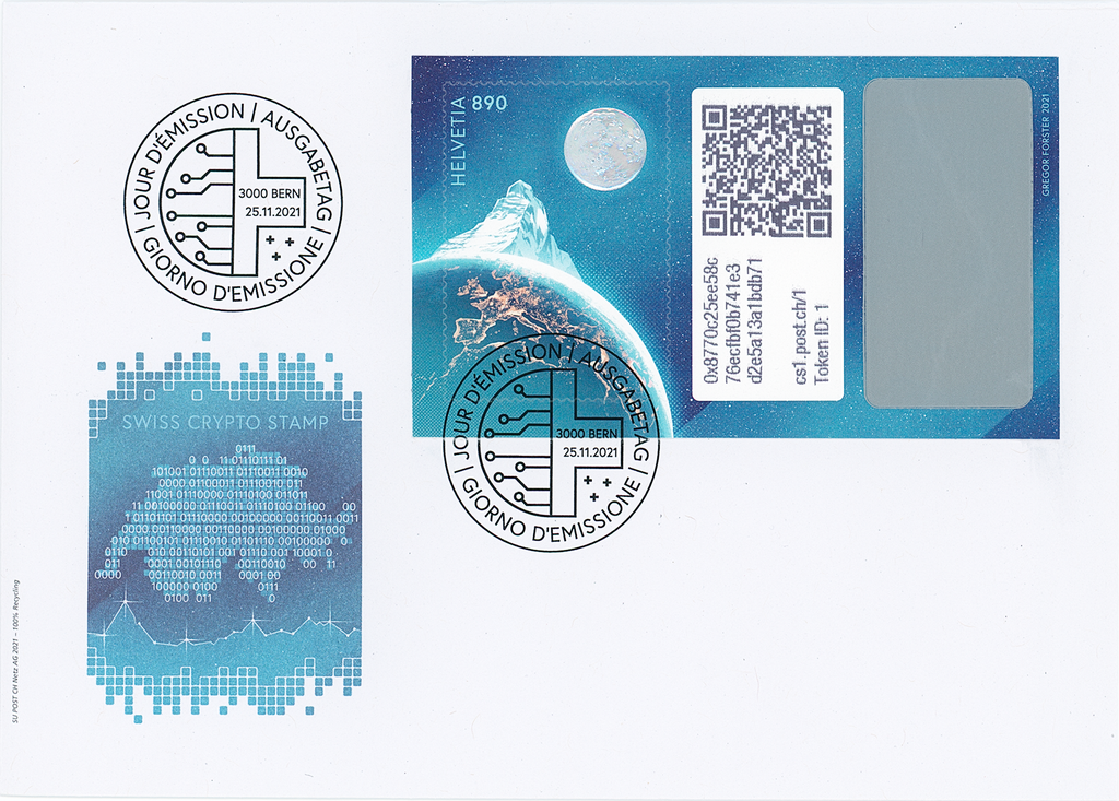 2021, Crypto Stamp "Matterhorn"