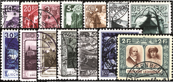 1930, Landschaftsbilder und Fürstenpaar