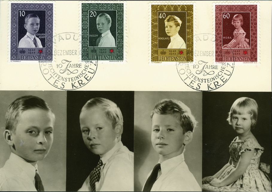1955, 10 Jahre Liechtensteinisches Rotes Kreuz
