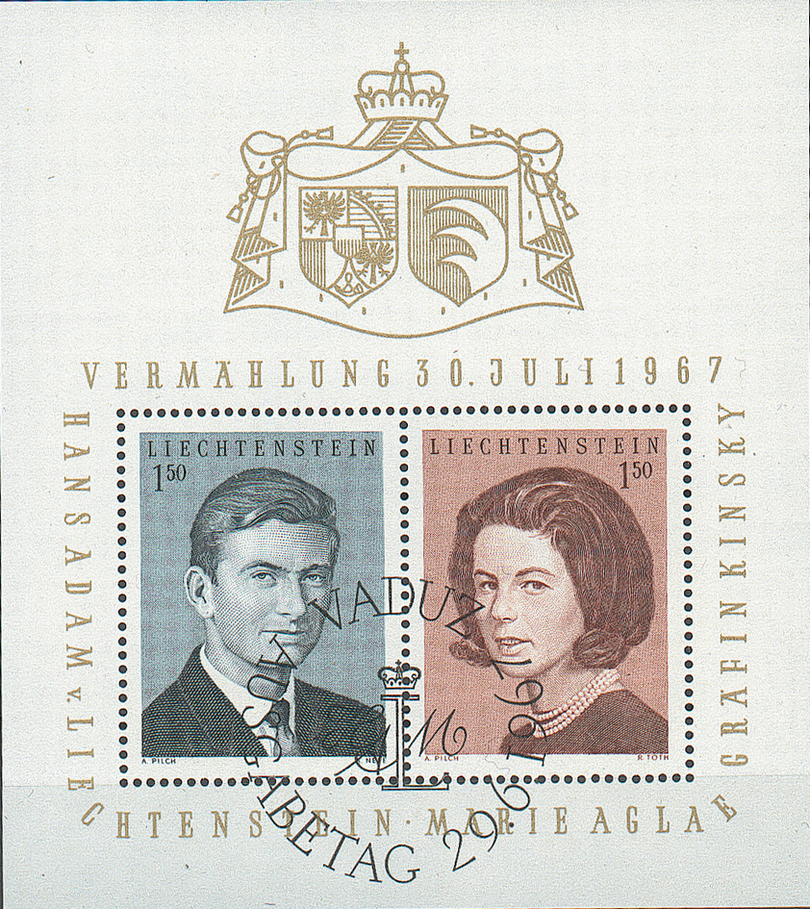 1967, Vermählung des Erbprinzen Hans Adam