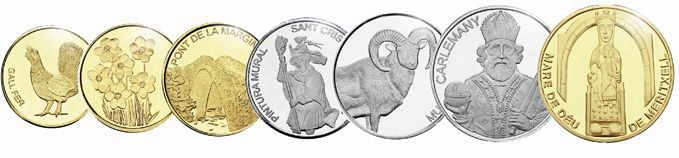 2013, letzer Kurs-Münzensatz von Andorra