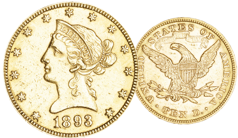 1893, 20 USD &quot;Liberty Head&quot;