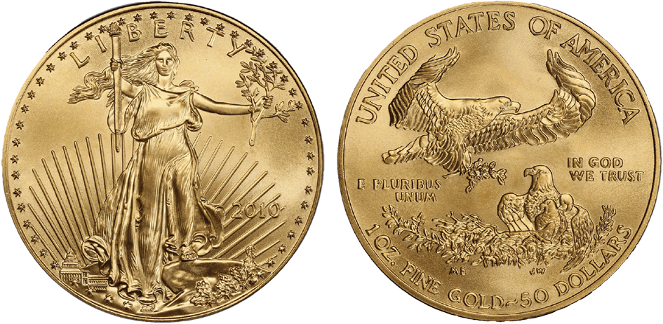 2010, 50 USD "American Eagle"