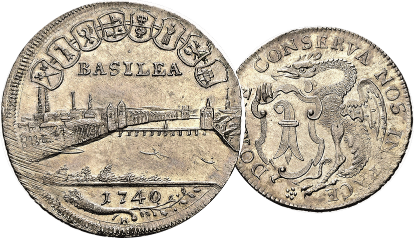 1740, Vierteltaler Basel