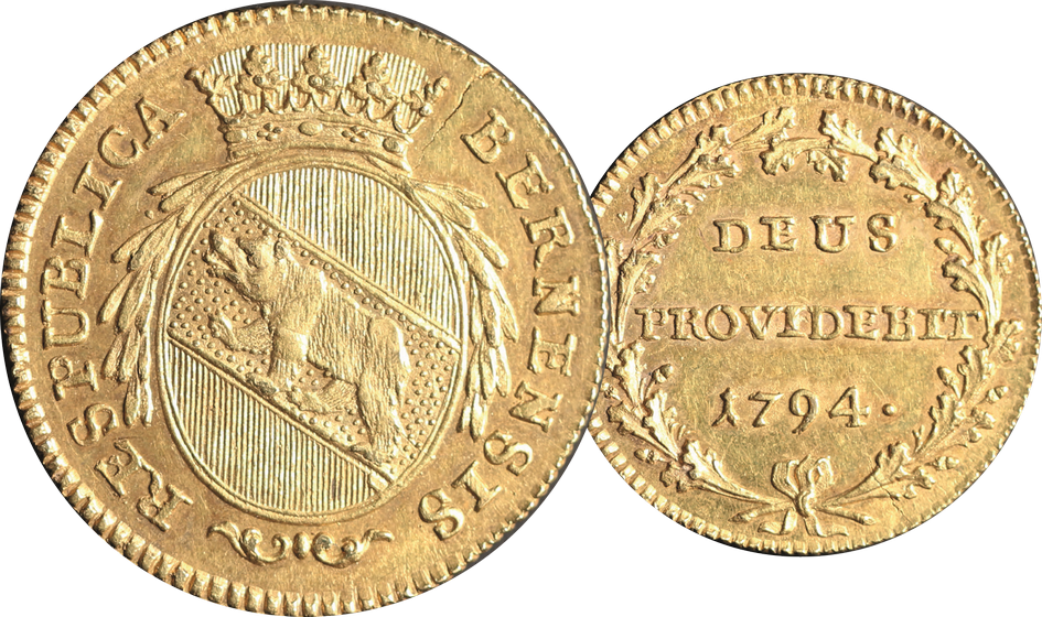 1794, Duplone Bern, Rückseite Spruch