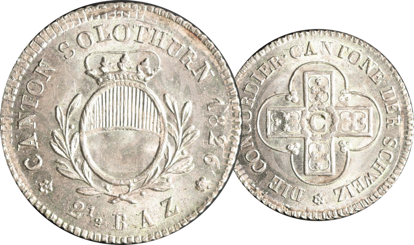 1826, 2 1/2 Batzen Solothurn