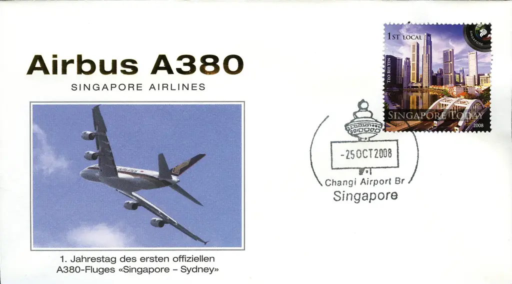 Erstflug A380 von Singapore nach Sydney