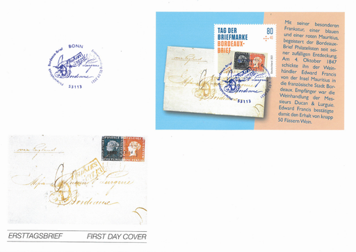 [1500.2021.01] Tag der Briefmarke - BORDEAUX-Brief