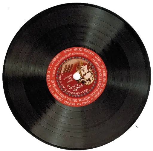 [3390.2020.01] Spanien - Sonderblock Schallplatte -Beethoven - postfrisch - 09.11.2020