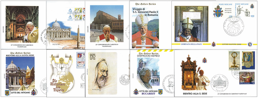 [3620.1979.01] 1979-2005 VATIKAN: Weltreisen des Papst Johannes Paul II - Sondereddition mit über 120 verschiedene Anlässe in über 25 Jahren. Ehemaliger ABO-Preis über 4300.-CHF