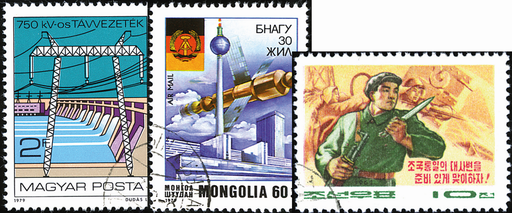 [3800.2010.01] 100 verschiedene Motiv-Briefmarken &quot;Technik&quot;