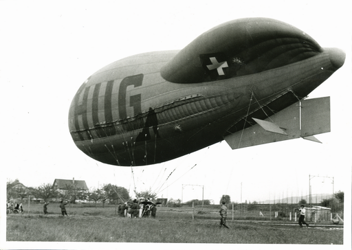 [7362.1914.03] 1914, Fotokarte "Fesselballon mit Mannschaft"