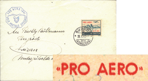 [7371.35.02] 1 Fr. Vierwaldstättersee, "Aufdruck gequetscht"