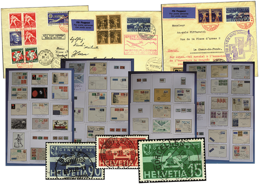 [7371.1932.07] 1932-1939, Flugpost-Spezialkollektion