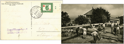 [7371.1945.02] 1945, Segelflugplatz Lägern-Hochwacht