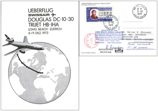 [7371.1972.12] 1972, Bordpost Swissair