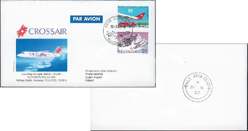 [7371.2002.07] 2002, Swissair Letztflug Zürich-Dublin