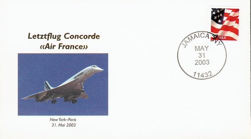 [7371.2003.01] 2003, Letztflug Concorde: New York nach Paris
