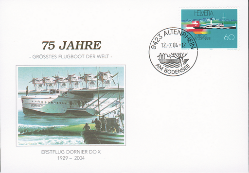[7371.2004.02] 2004, 75 Jahre Dornier DOX, grösstes Flugboot der Welt