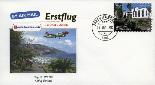 [7371.2012.15] 2012, Erstflug Edelweiss Airlines Funchal-Zürich
