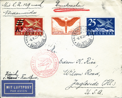 [7372.230.06] 1936, 1. Nordamerika-Fahrt ab Frankfurt