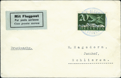[7373.25.10] 1925, Lausanne-Zürich