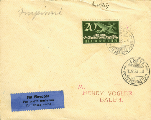 [7373.25.15] 1925, Genève - Basel