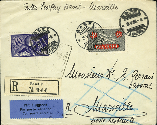 [7373.26.23] 1926, Basel - Marseille