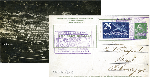 [7373.26.29] 1926, La Chaux-de-Fonds - Basel,