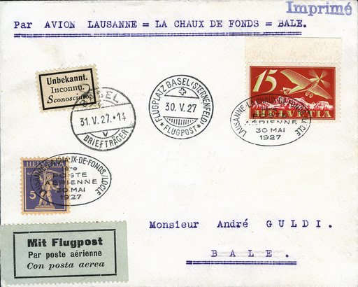 [7373.27.24] 1927, Lausanne - Basel