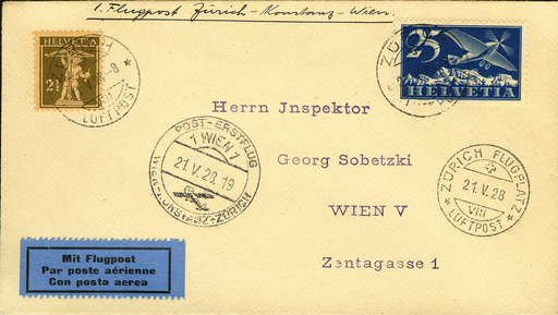 [7373.28.20] 1928, Zürich - Konstanz - Wien