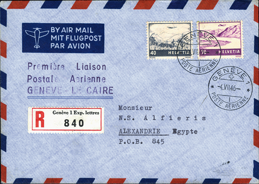[7373.46.11] 1946, Genf - Cairo