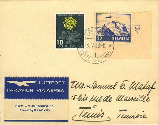 [7373.48.05] 1948, Genf - Tunis