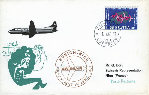 [7373.61.02] 1961, Zürich - Nizza
