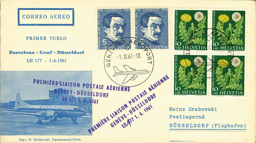 [7373.61.62] 1961, Genf - Düsseldorf