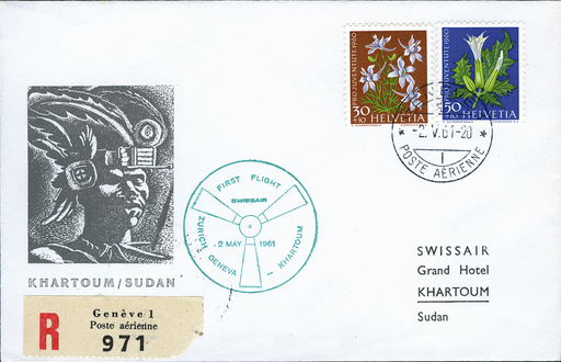 [7373.61.01] 1961, Genf - Khartoum