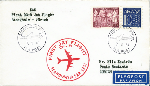 [7373.61.41] 1961, Stockholm - Zürich