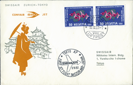 [7373.61.16] 1961, Zürich - Tokio