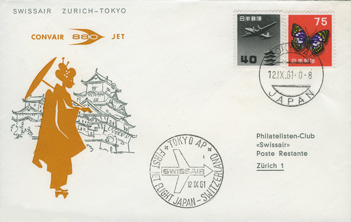 [7373.61.22] 1961, Tokio - Zürich