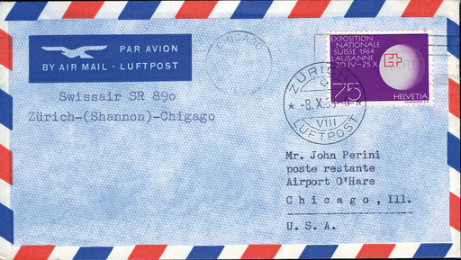 [7373.63.23] 1963, Zürich - Chicago
