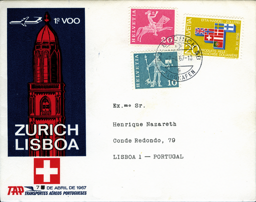 [7373.67.05] 1967, Zürich - Lissabon