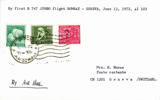 [7373.72.07] 1972, Bombay - Genf