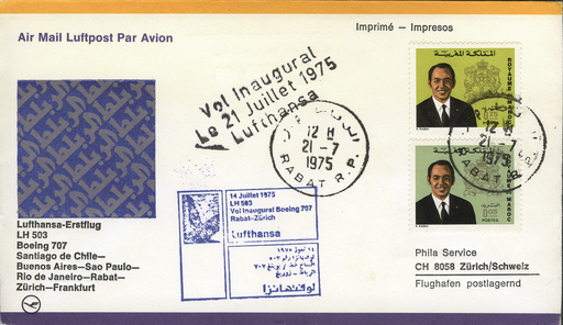 [7373.75.01] 1975, Rabat - Zürich