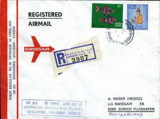 [7373.75.07] 1975, Singapore - Zürich