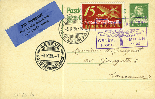 [7374.25.50] 1925, Genève - Lausanne