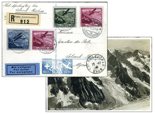 [7374.30.21] 1930, III. Schweizer Afrikaflug, Zürich - Colom Béchar Oran