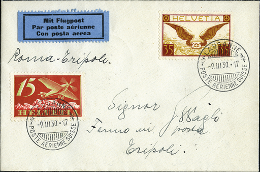[7376.30.01] 1930, Rom - Neapel - Syracus - Tripoli
