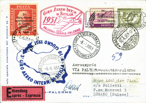 [7376.51.01] 1951, 3. Sizilien-Rundflug