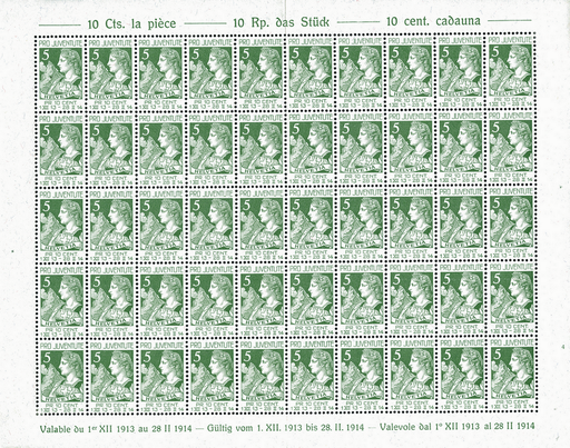 [7390.1.32] 5(+5) Rp. Helvetia